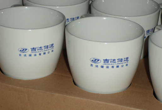 丝印玻璃杯 果汁玻璃杯 高白料玻璃杯丝网印刷LOGO字